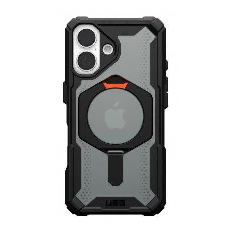 URBAN ARMOR GEAR iPhone 16, Plasma XTE MagSafe, Black/Orange (114476114097) - зображення 1