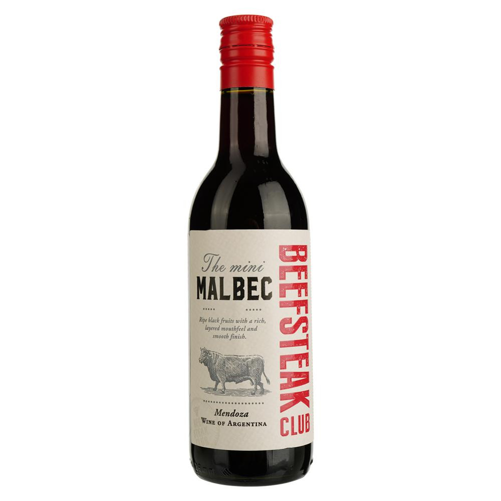 Beefsteak Club Вино  Beef & Liberty Malbec Mendoza, 0,187 л (5011932012547) - зображення 1