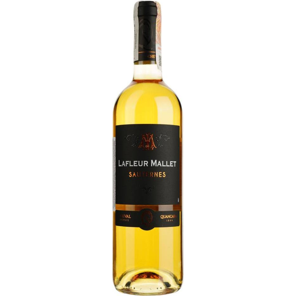 Cheval Quancard Вино  Lafler Mallet Sauternes 2018 біле солодке 0.75 л (3176481024822) - зображення 1