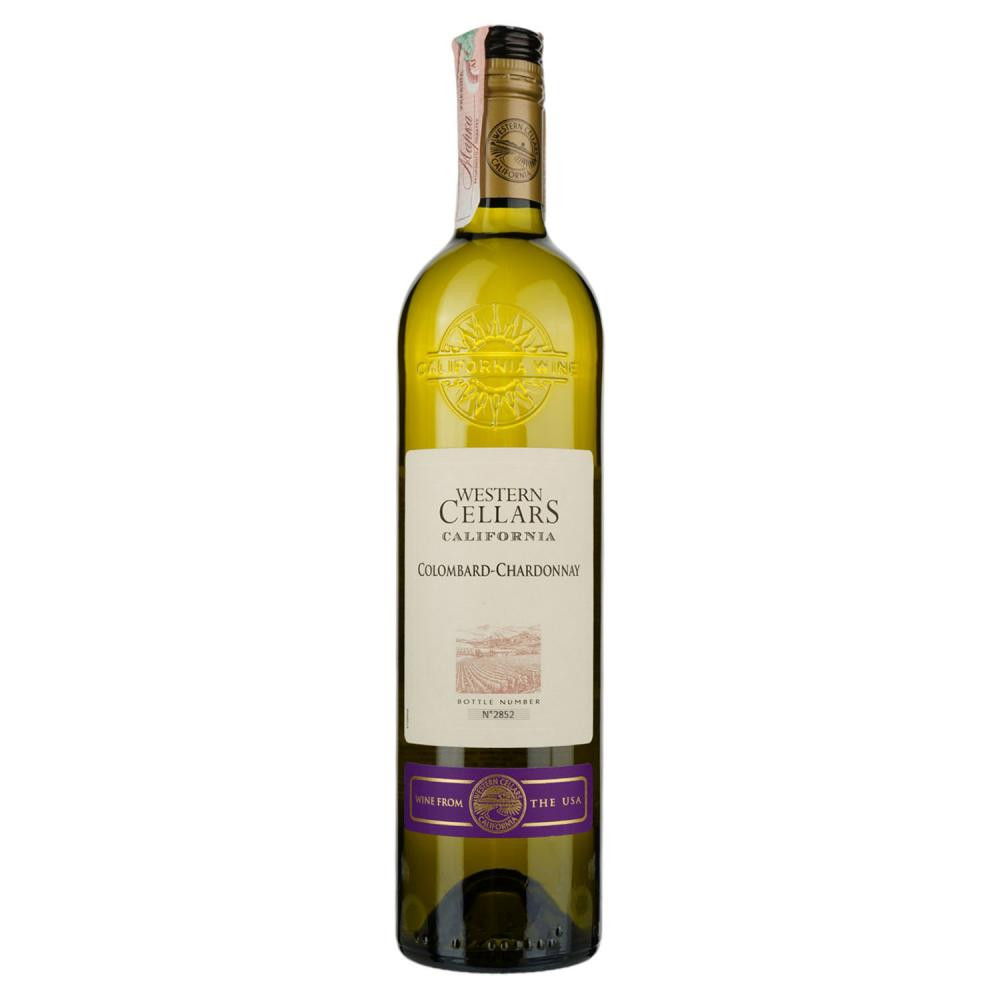 Western Cellars Вино  Colombar Chardonnay біле сухе 11.5%, 750 мл (3263286325893) - зображення 1