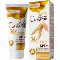   Lady Caramel Крем для депиляції тіла  24K Gold Біозолото 200 мл (4823015940903)