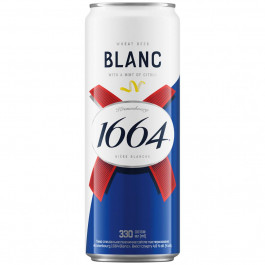 Kronenbourg Пиво  1664 Blanc світле 4.8% 0.33 л (4820000457309)