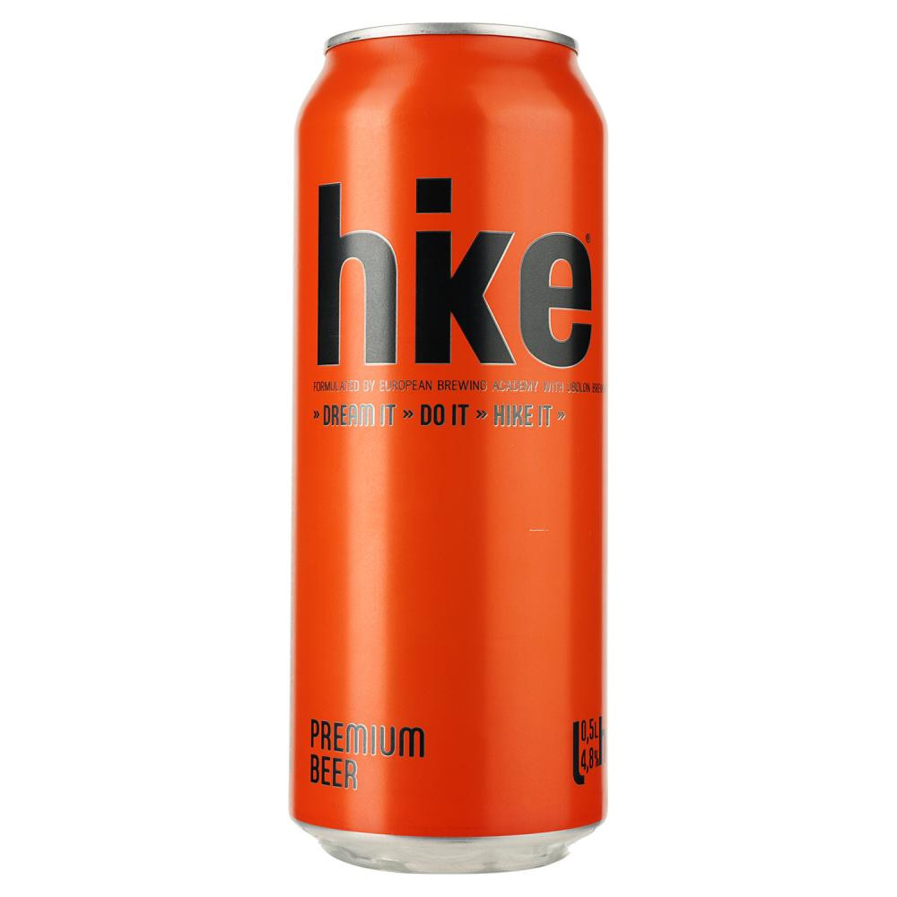 Hike Пиво  світло фільтроване 4.8%, 0.5 л (4820000192514) - зображення 1