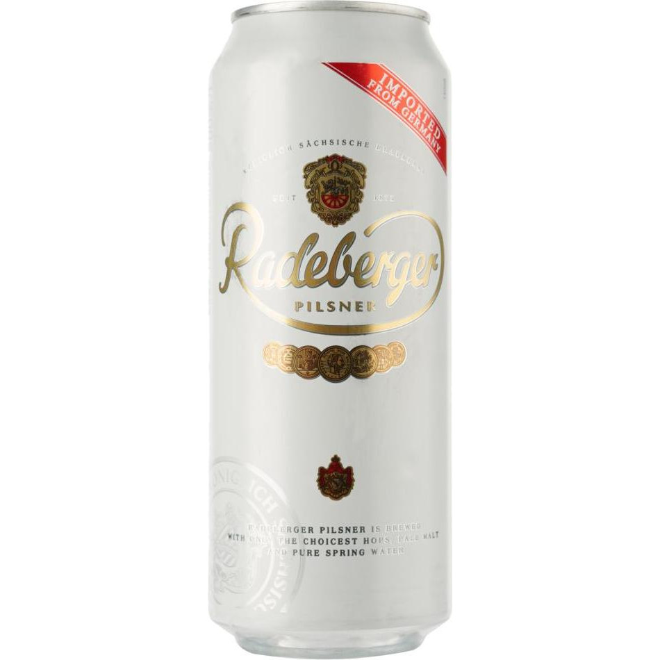 Radeberger Пиво "" Pilsner, in can, 0.5 л (4014388000213) - зображення 1