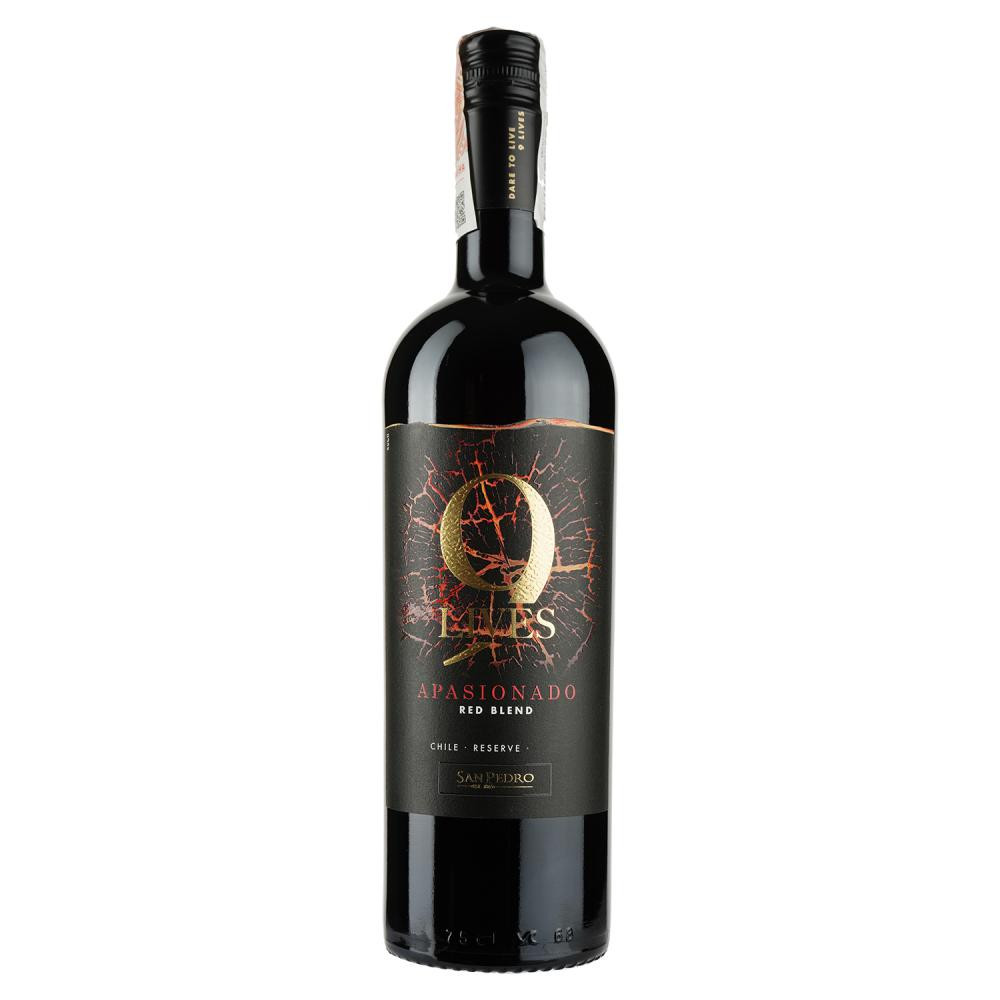 Gato Negro Вино  9 Lives Reserve Apasionado червоне сухе 13.8%, 750 мл (7804300149970) - зображення 1