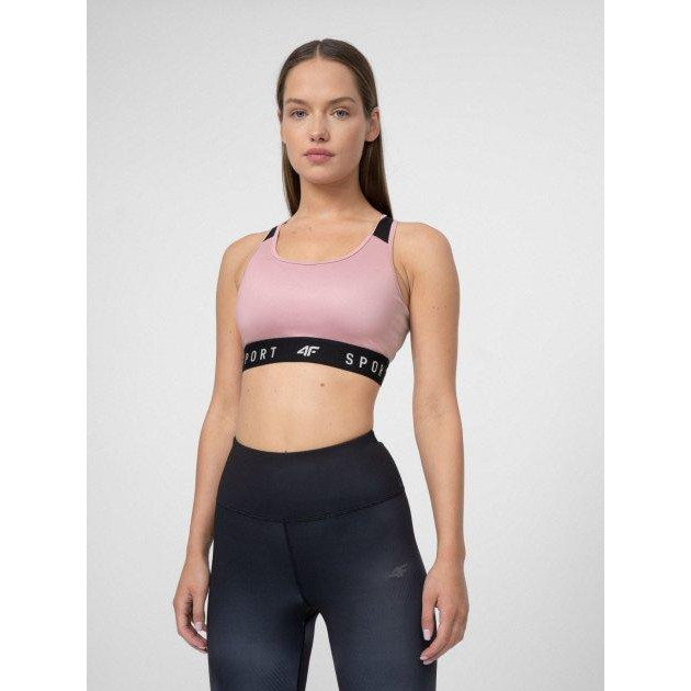 4F Спортивний топ  Sport Bra F051 4FSS23USBAF051-56S XS Рожевий (5904698141432) - зображення 1