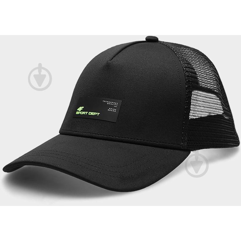 4F Кепка  BASEBALL CAP M123 4FSS23ACABM123-20S M чорний - зображення 1