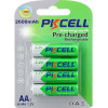 Акумулятор PKCELL AA 2600mAh NiMH 4шт Pre-charged Rechargeable (6942449546258)