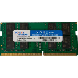   Golden Memory 16 GB SO-DIMM DDR4 3200 MHz (GM32S22S8/16)