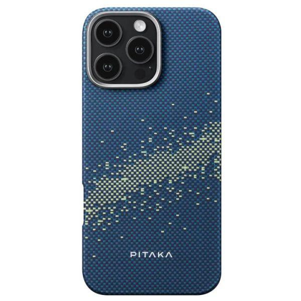 Pitaka Tactile Woven Case StarPeak for iPhone 16 Pro - Milky Way Galaxy (KI1601PMYG) - зображення 1