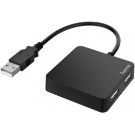   HAMA USB 2.0 Black 4-port (200121)