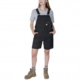   Carhartt WIP Жіночі короткі штани  Rugged Flex Canvas Shortall - Black XL