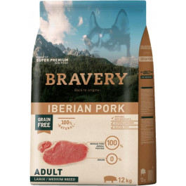   Bravery Adult Large & Medium Iberian Pork 12 кг 2260 BR IBER L_ 12KG