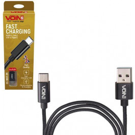   VOIN USB - Type-C 2m Black (CC-1802C BK)