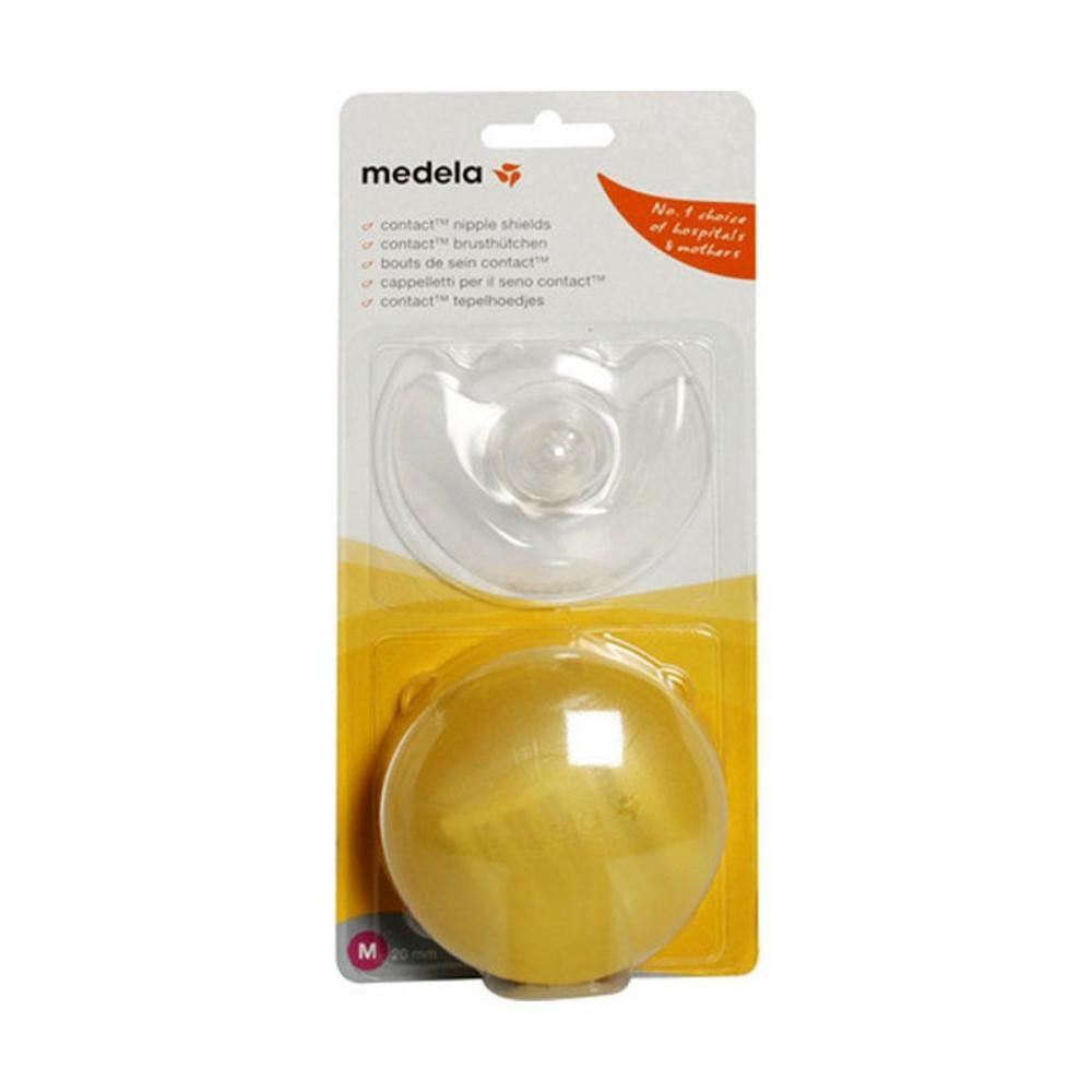 Medela Накладки для кормления Contact Nipple Shield Medium 20 мм 2 шт. (200.1596) - зображення 1