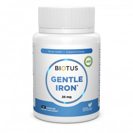   Biotus БАД Залізо, Gentle Iron, , 25 мг, 60 капсул