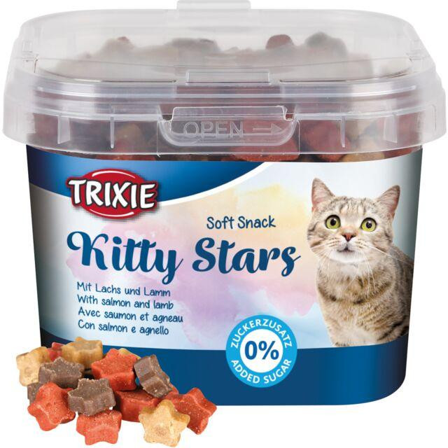 Trixie Soft Snack Kitty Stars лакомство с лососем и ягненком, 140 г 42733 - зображення 1