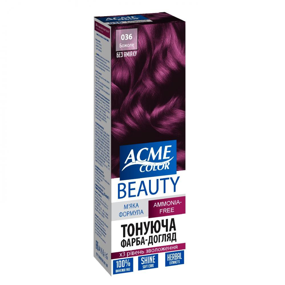 Acme color Гель-фарба  Color Beauty № 036 Божоле 69 г (4820000300223) - зображення 1