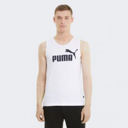   PUMA Майка  Ess Tank 58667002 XL  White (4063697402713)