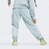 PUMA Блакитні жіночі спортивнi штани  Dare To Relaxed Cargo Sweatpants TR 624297/22 - зображення 2