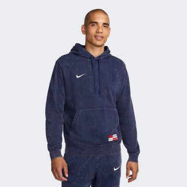 Nike Темно-синя чоловіча кофта  PSG M NSW CLUB HOODIE PO FT GX FQ3005-410 - зображення 1