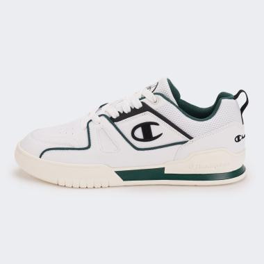 Champion Білі чоловічі кеди  3 point low low cut shoe chaS21882-WHT/GREEN - зображення 1