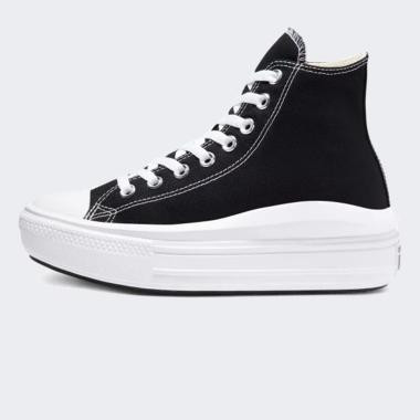 Converse Женские кеды высокие  Chuck Taylor All Star Move 568497C 38 (7.5) 24.5 см Black/Natural Ivory/White  - зображення 1