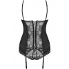 Obsessive Heartina corset (Чорний, L/XL) (80125) - зображення 5