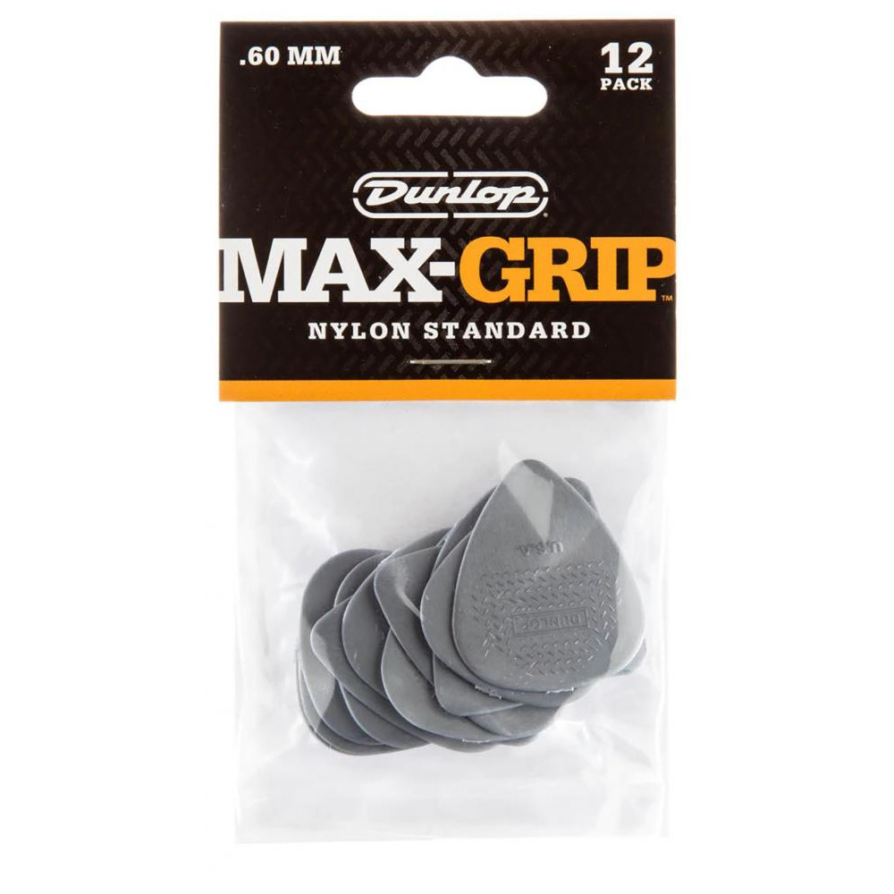 Dunlop Медиаторы  449P.60 Max-Grip Standard Player's Pack 0.60 mm (12 шт.) - зображення 1