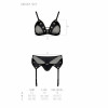 Passion NESSY SET black L/XL (SO8457) - зображення 2