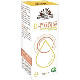   Erbenobili Вітамін D  Vitamin D Supplement, D Noble,  30 мл краплі (8033831001948)