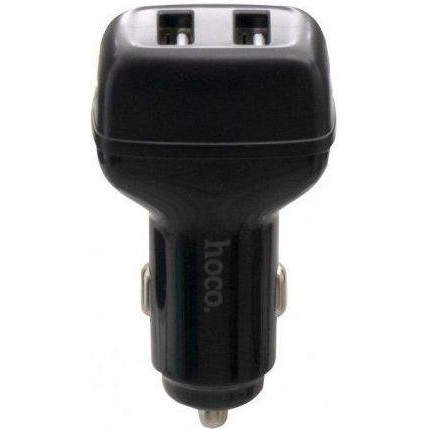 Hoco Z36 Leader 2USB 2.4A Black - зображення 1