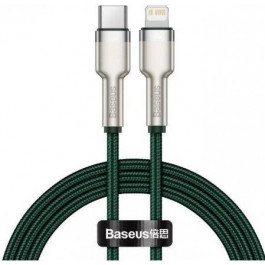   Baseus Cafule Series Metal Data cabel Type-C to Lightning PD 20W 1m Green (CATLJK-A06)