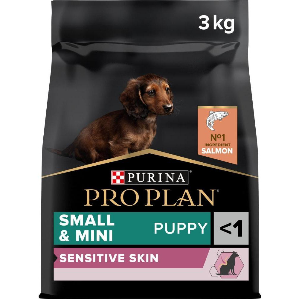 Pro Plan Optistart Puppy Sensitive Skin Small & Mini Salmon 3 кг (7613035123809) - зображення 1