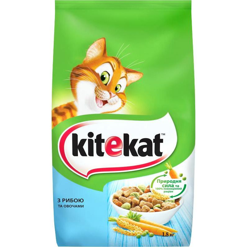 Kitekat Рыба с овощами 1.8 кг (5900951279881) - зображення 1