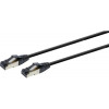 Cablexpert S/FTP Cat.8 0.5m Black (PP8-LSZHCU-BK-0.5M) - зображення 1