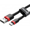 Baseus Cafule Cable USB For Type-C 2m Red/Black (CATKLF-C91) - зображення 2