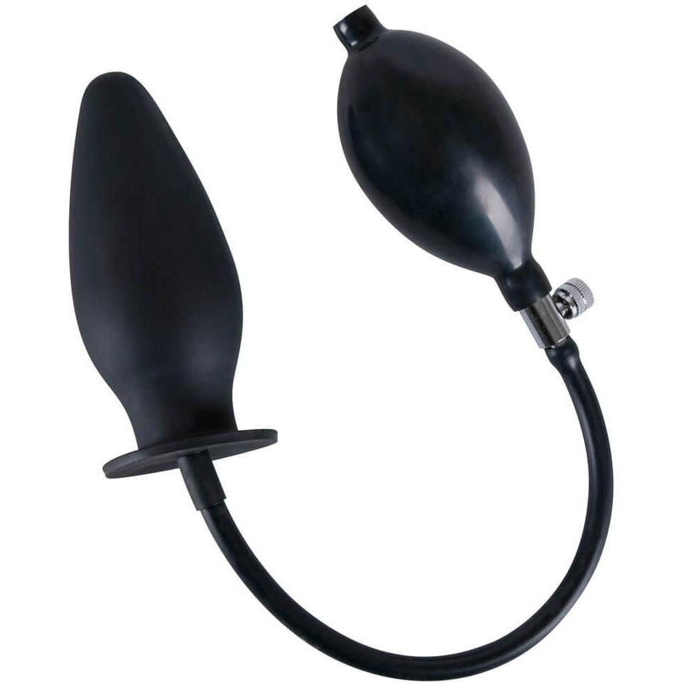 Orion True Black Inflatable Anal Plug, черный (4024144522354) - зображення 1