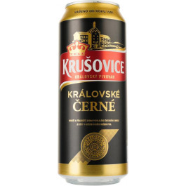   Krusovice Пиво  Cerne темне, 3,8%, ж/б, 0,5 л (743431) (4820046962140)