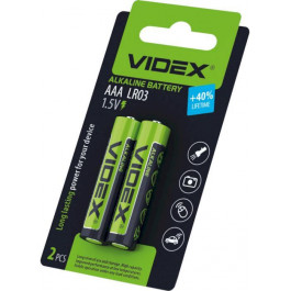   VIDEX AAA bat Alkaline 2шт (25399)