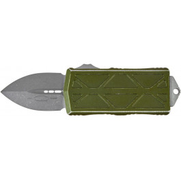   Microtech Exocet Double Edge Stonewash Distressed od green ( 157-10DOD) (1409.04.39)