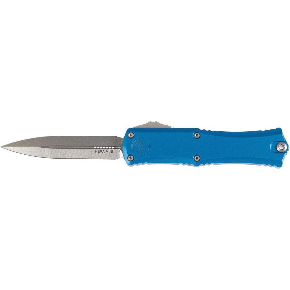 Microtech Hera II Mini Double Edge Stonewash Blue (1702M-10BL) - зображення 1