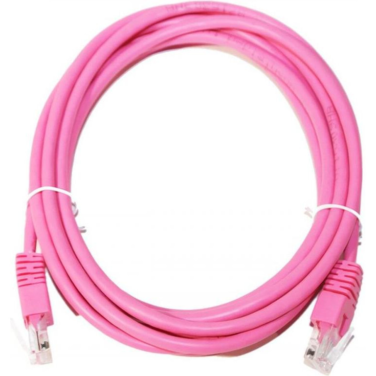 Cablexpert FTP Cat.6 0.5m Pink (PP6-0.5M/RO) - зображення 1