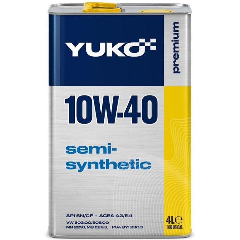 Yuko SEMISYNTHETIC 10W-40 4л - зображення 1