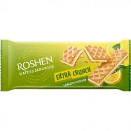   Roshen Вафлі  WafersSandw Extra Crunch Lemon Cream 142 г (946981) (4823077642074)