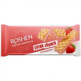   Roshen Вафлі  WafersSandw Extra Crunch Strawberry 142 г (946982) (4823077642098)