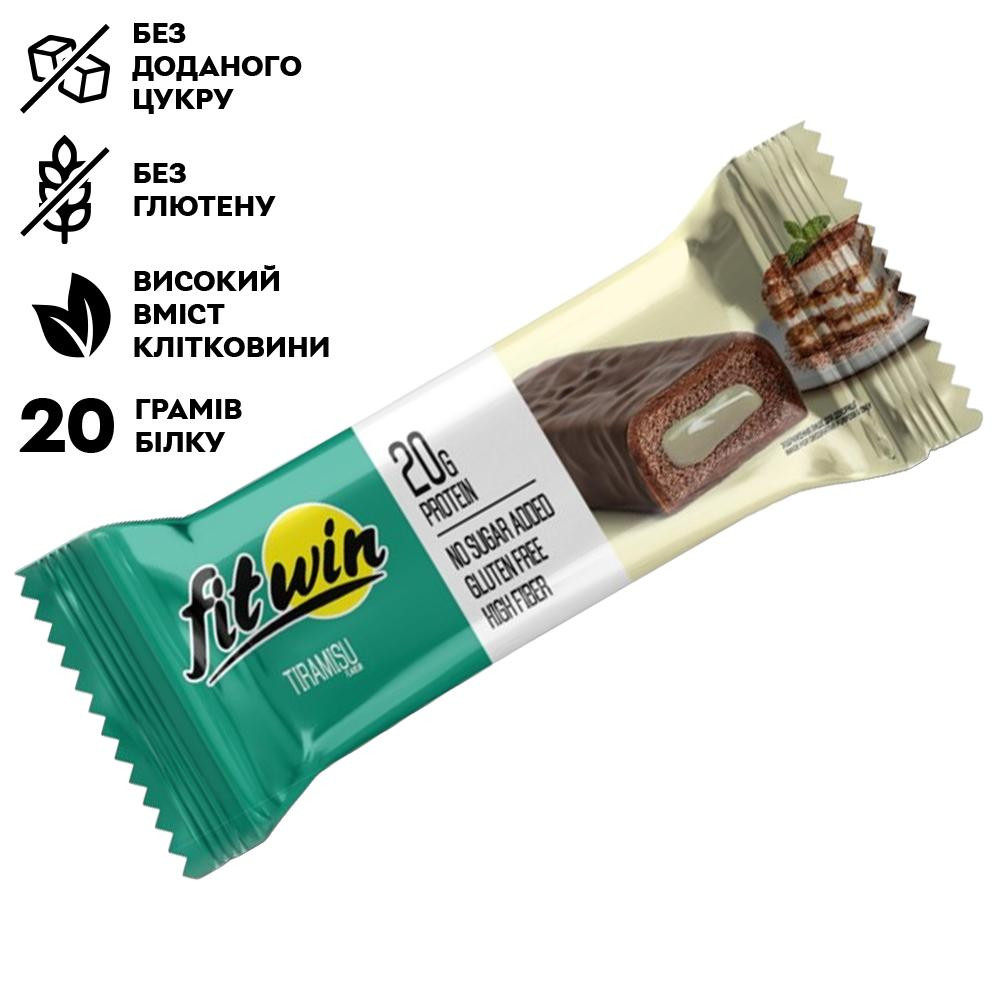 FitWin Protein Bar 60 g / Tiramisu - зображення 1