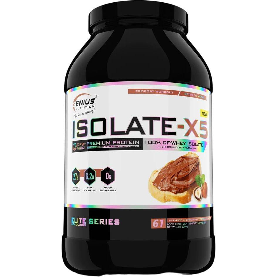 Genius Nutrition Isolate-X5 2000 g /61 servings/ Chocotelly Spread - зображення 1