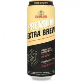   Оболонь Пиво  Premium Extra Brew світле відфільтроване 4.6%, 0.5 л (4820193032451)