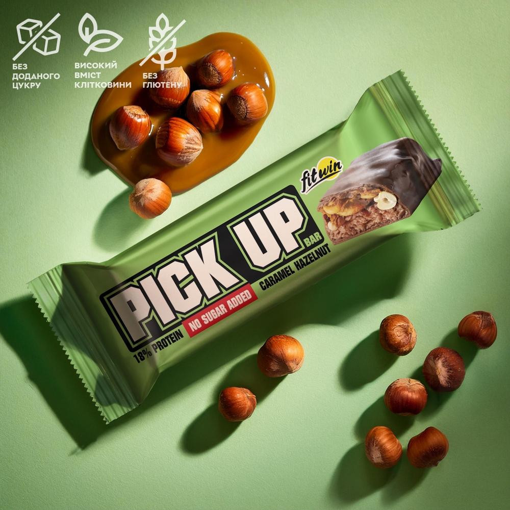 FitWin Pick Up Bar 45 g / Caramel Hazelnut - зображення 1